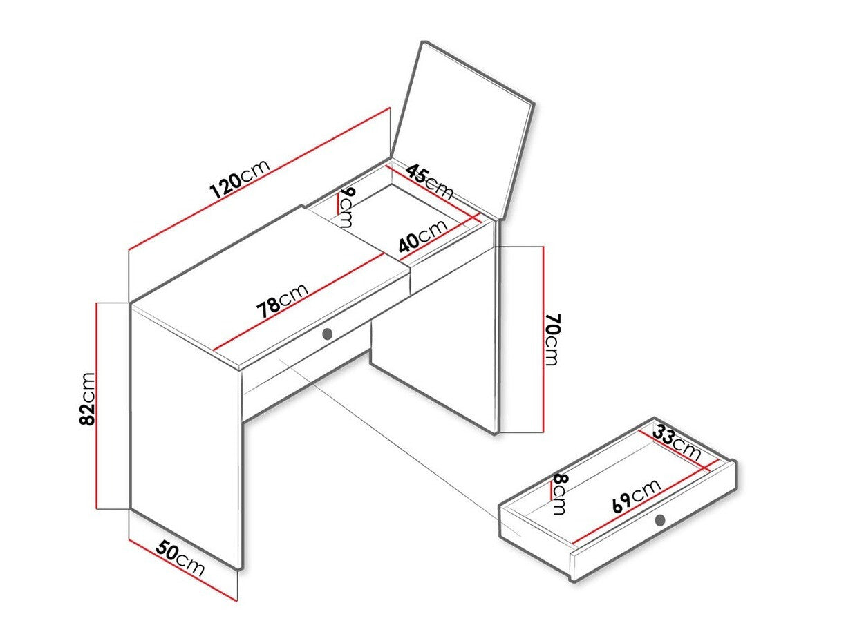 Skrivebord Almira 109