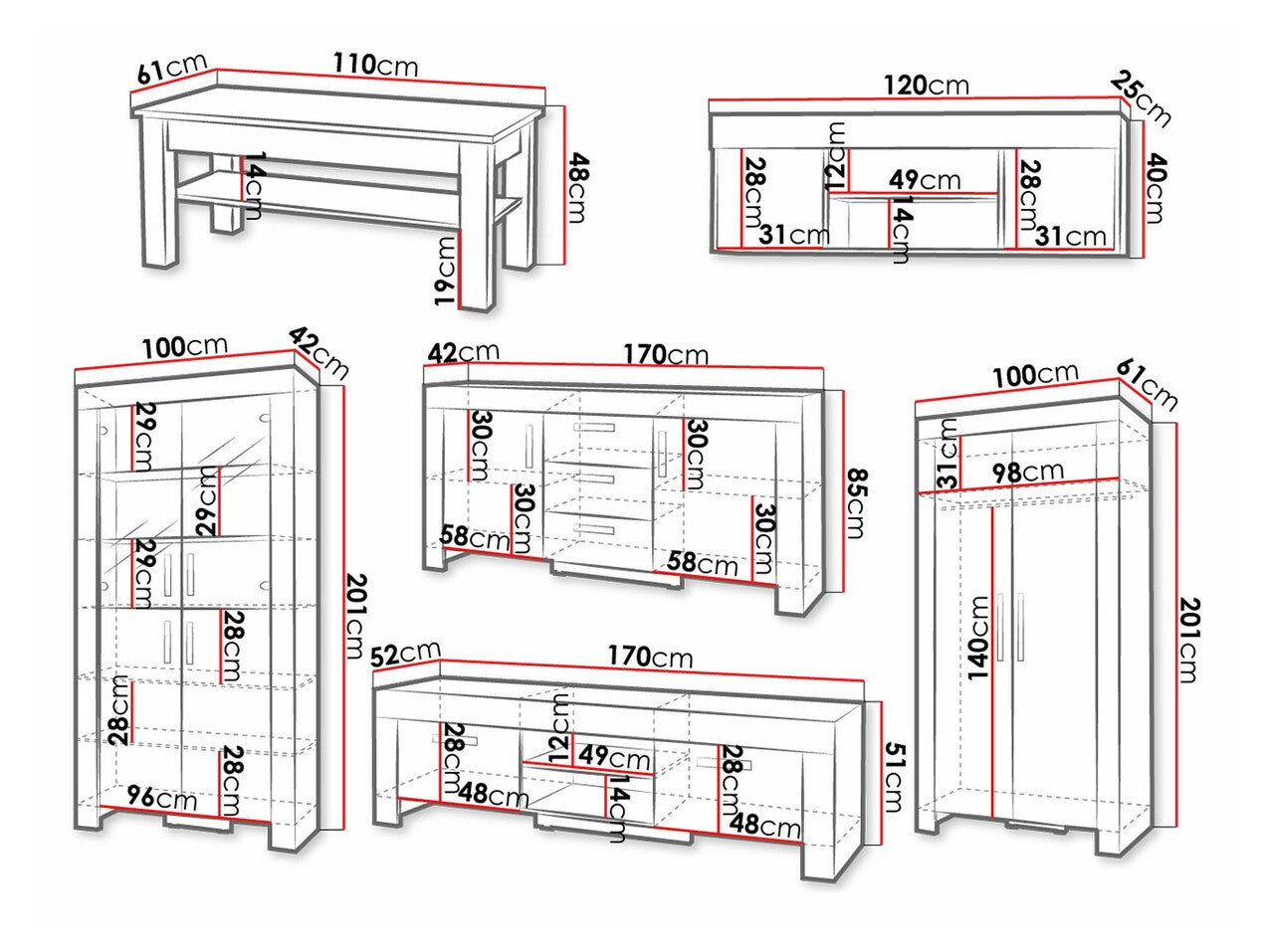 Living room set Toledo C126