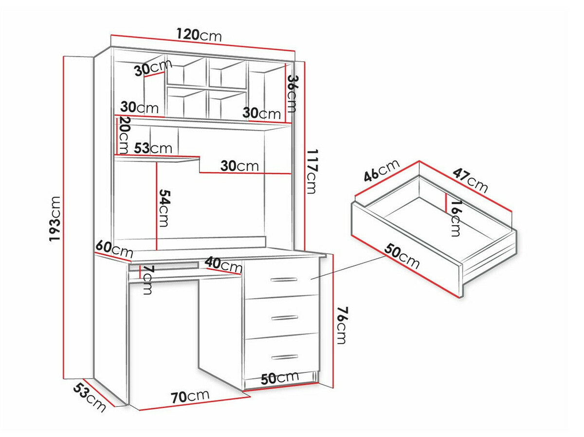 Skrivebord Salmere 109