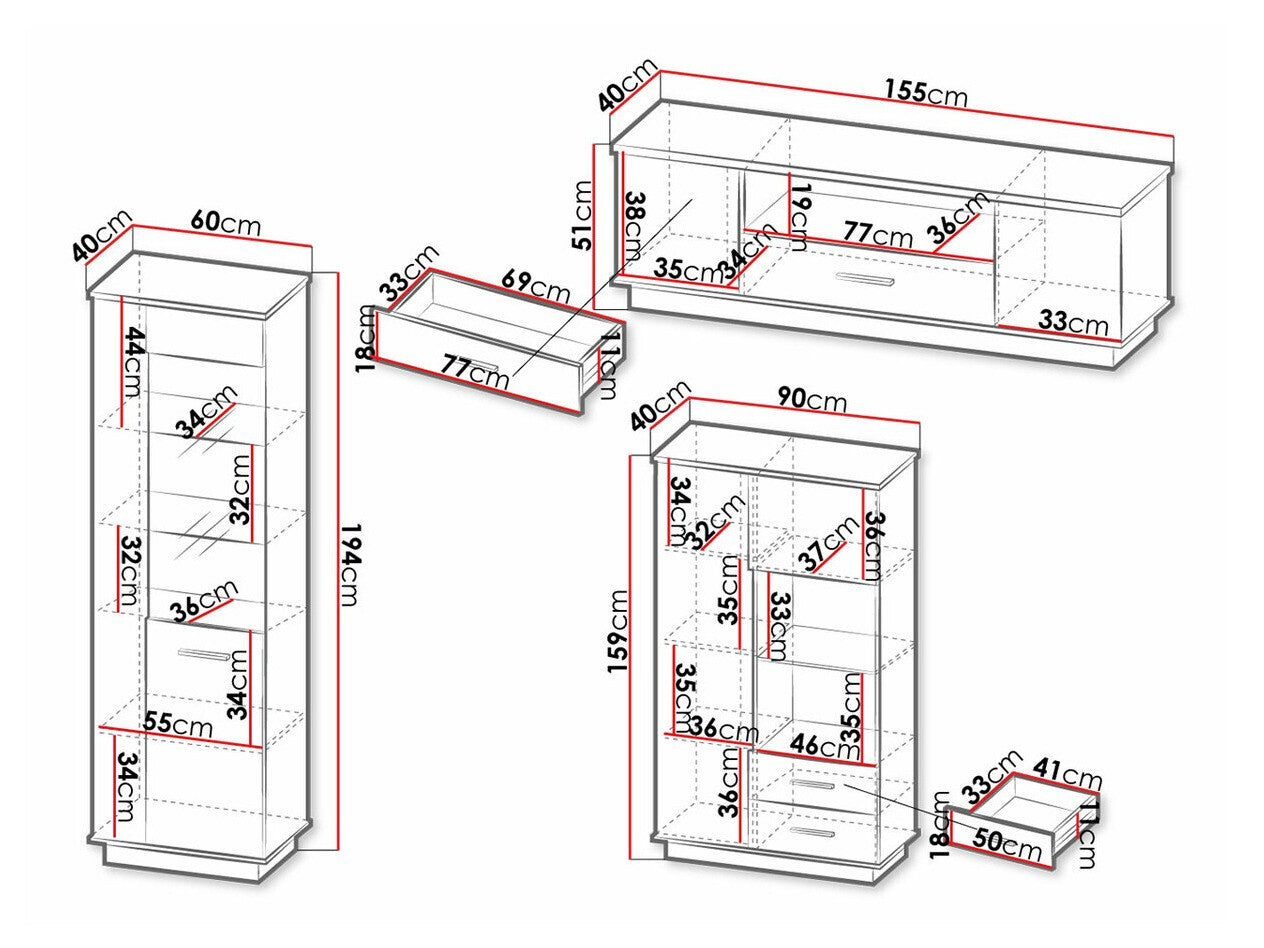Stuemøbler-sæt Ogden J114