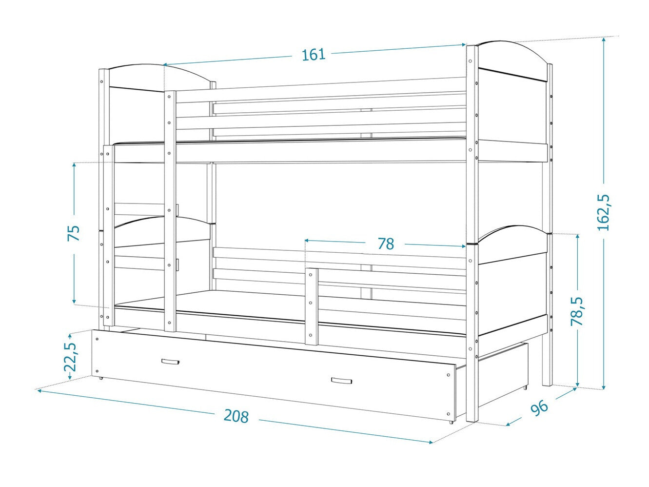 Køjeseng Aurora 103
