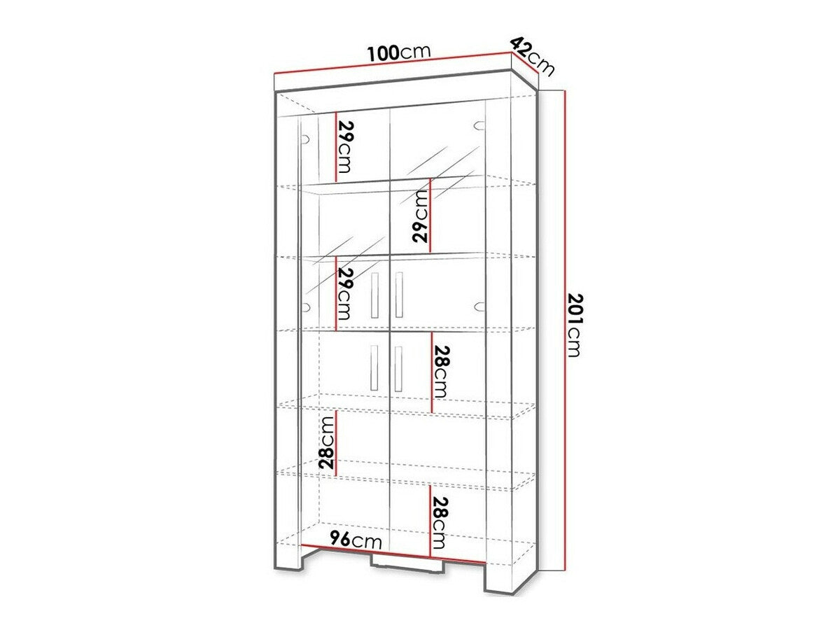 Display cabinet Toledo C101