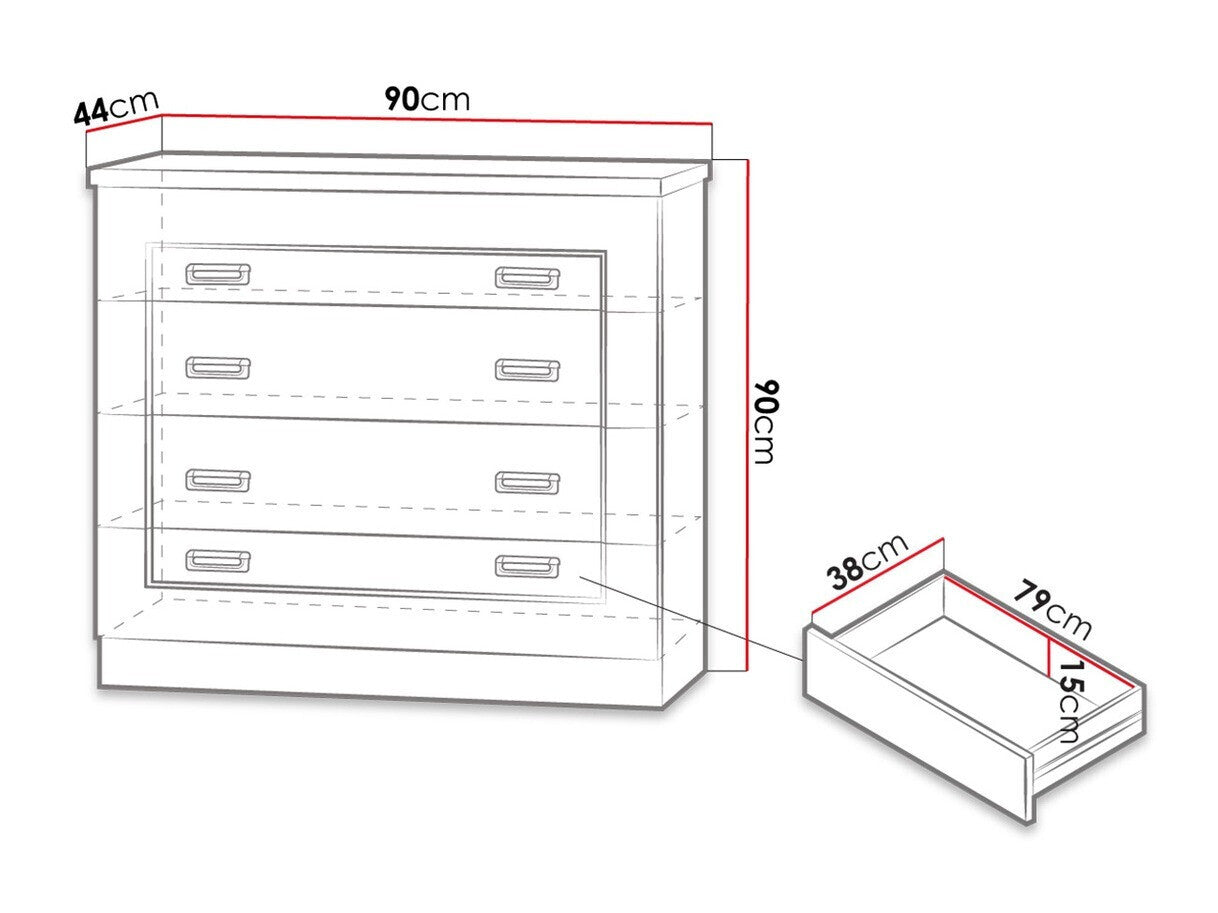 Chest of drawers Stanton B100