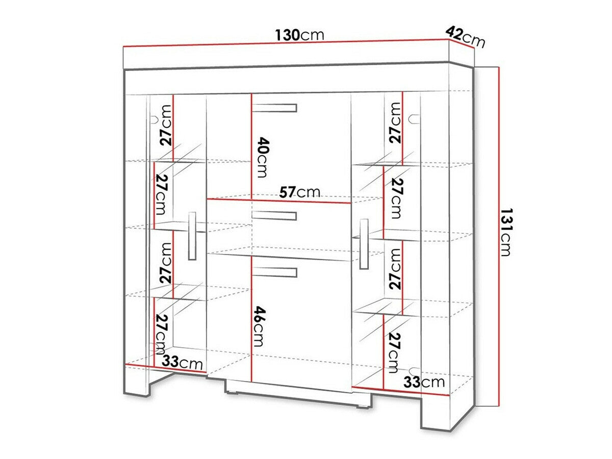 Display cabinet Toledo C104