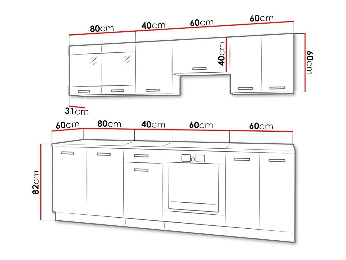 Køkkensæt Tucson 162