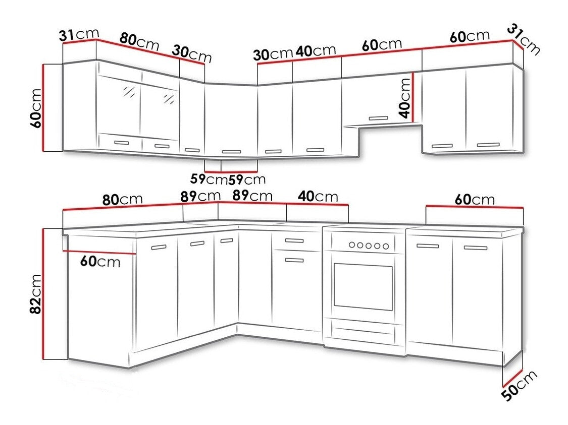 Køkkensæt Tucson 164