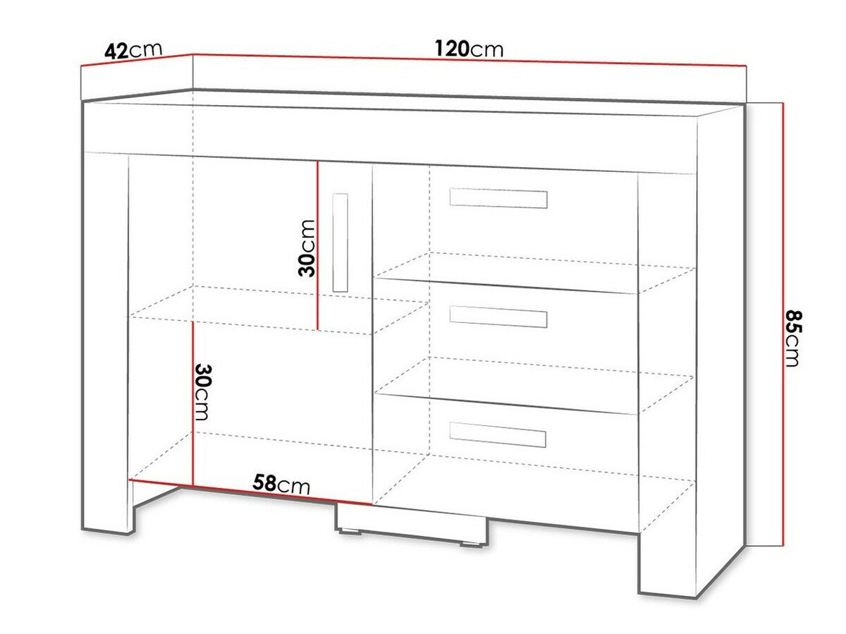 Chest of drawers Toledo C108
