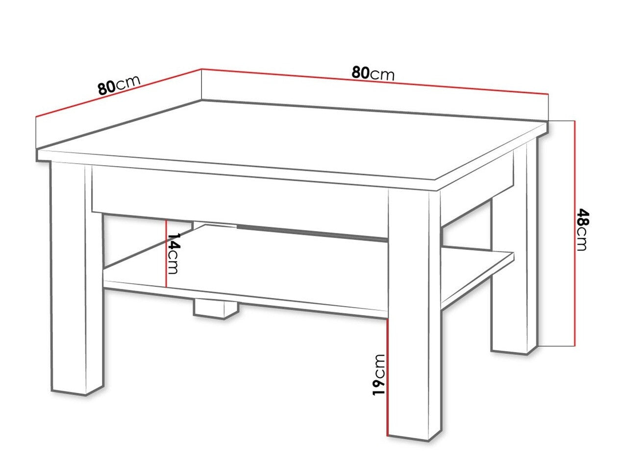 Sofabord Melfeli 115