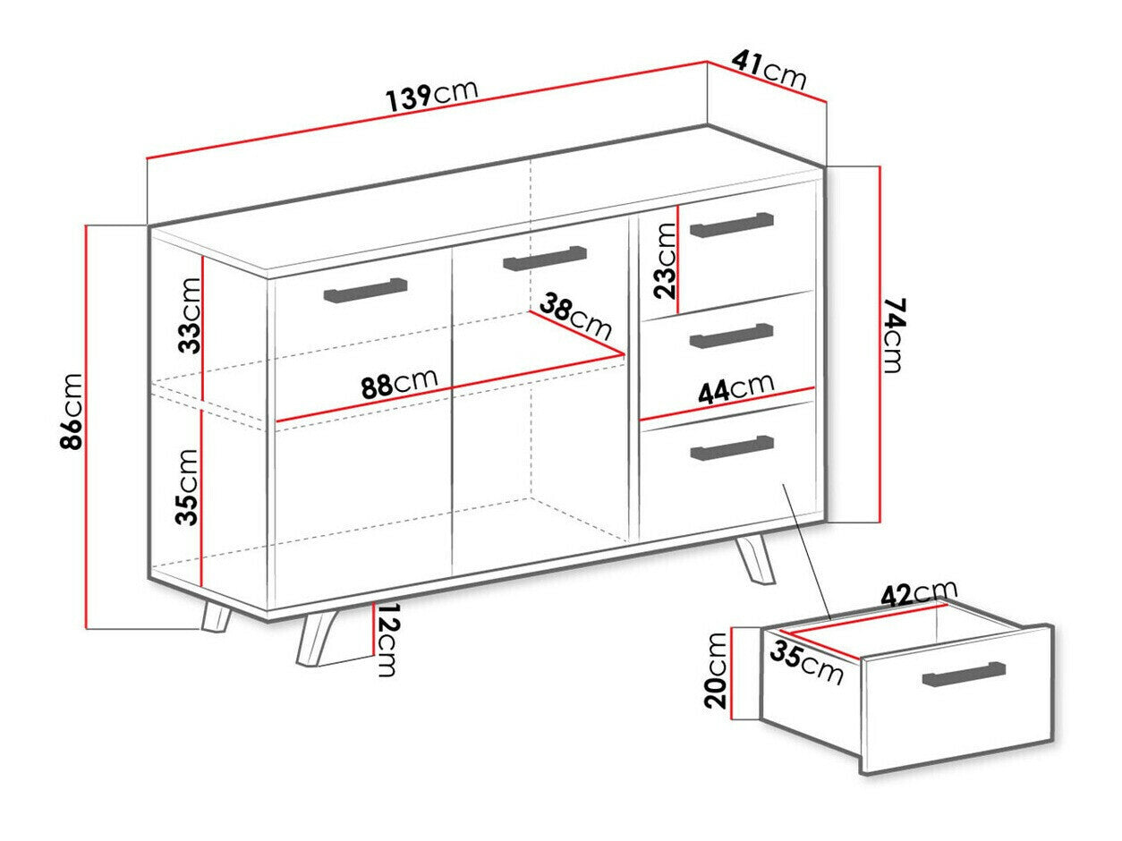 Kommode Honolulu A106