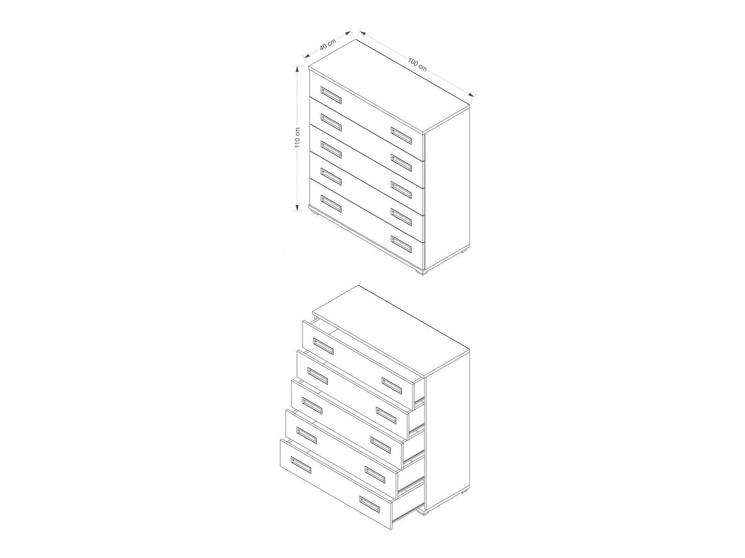 Kommode Murrieta B100