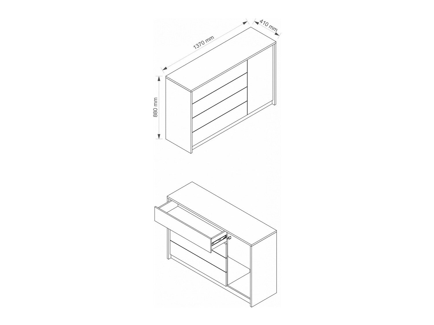 Kommode Murrieta H102