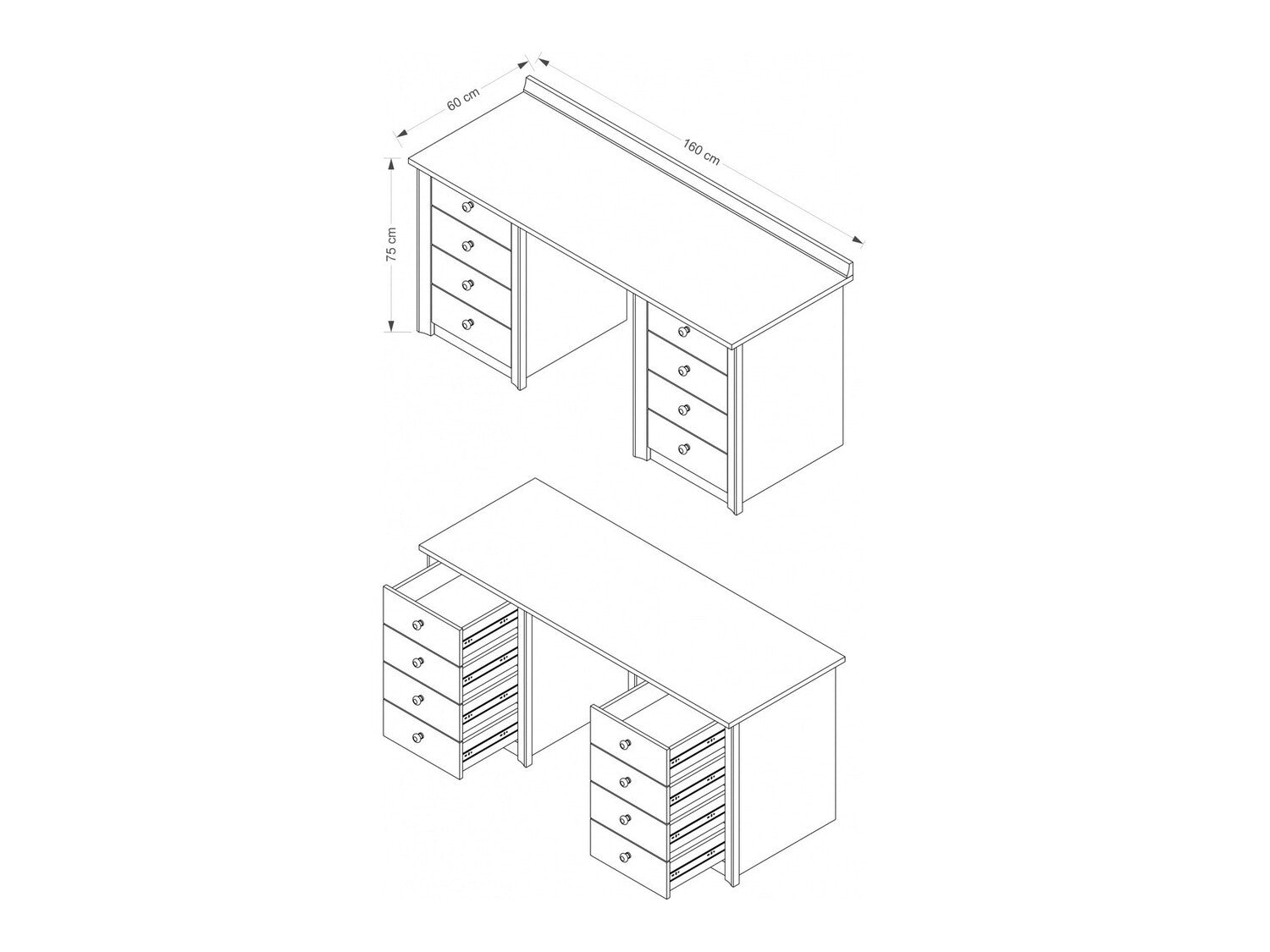 Skrivebord Murrieta D112