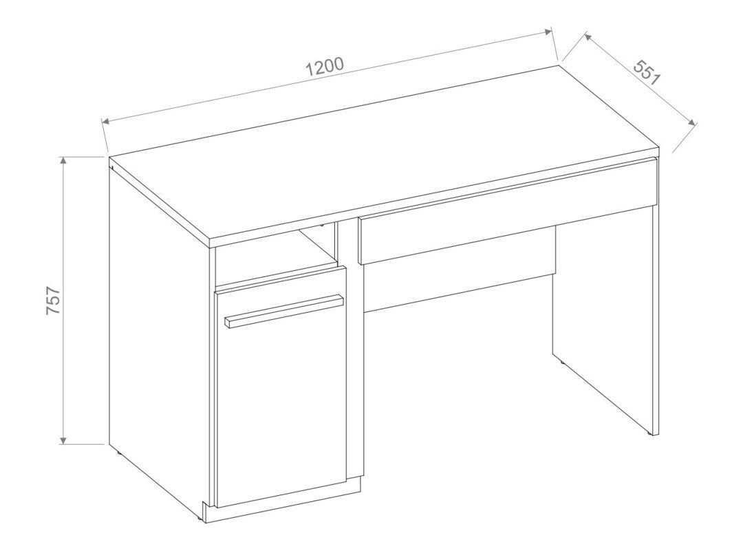 Skrivebord Fresno P105