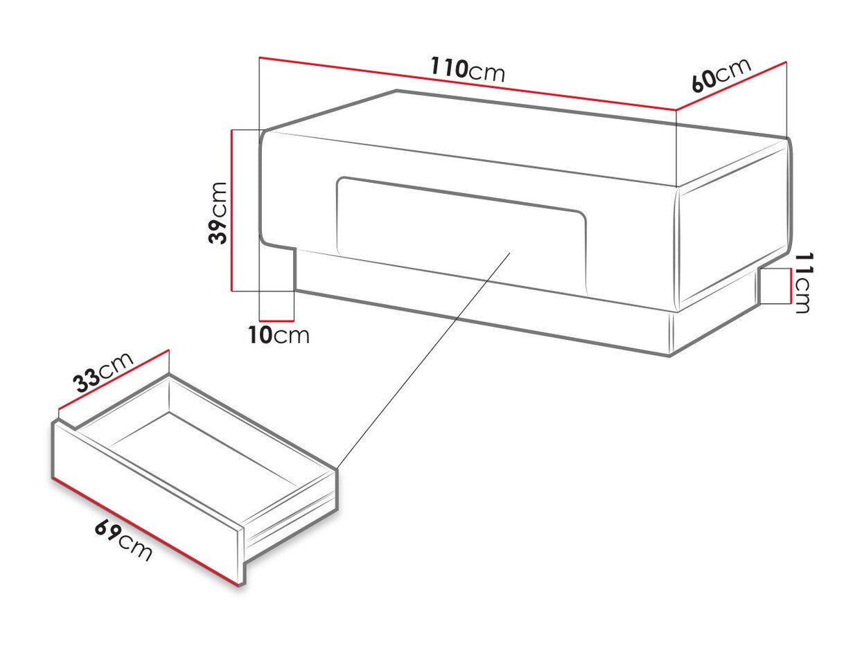 Sofabord Torsone 111
