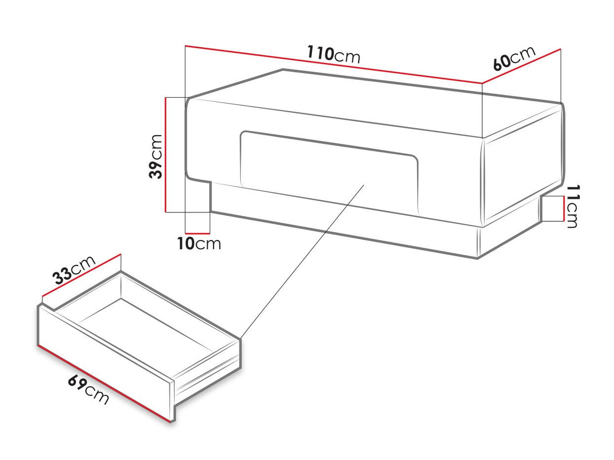 Sofabord Torsone 111