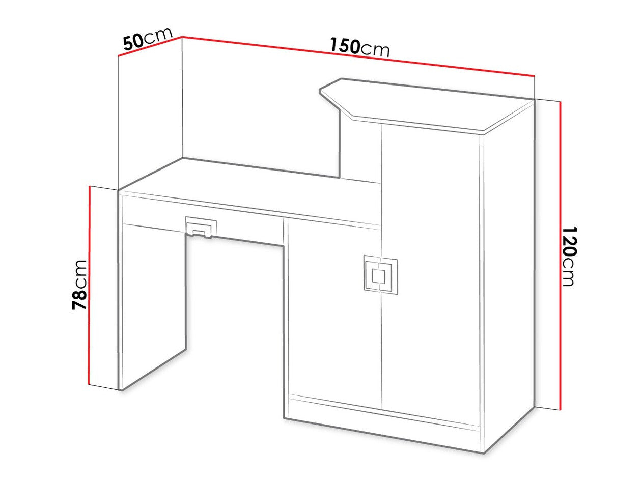 Skrivebord Akron D111