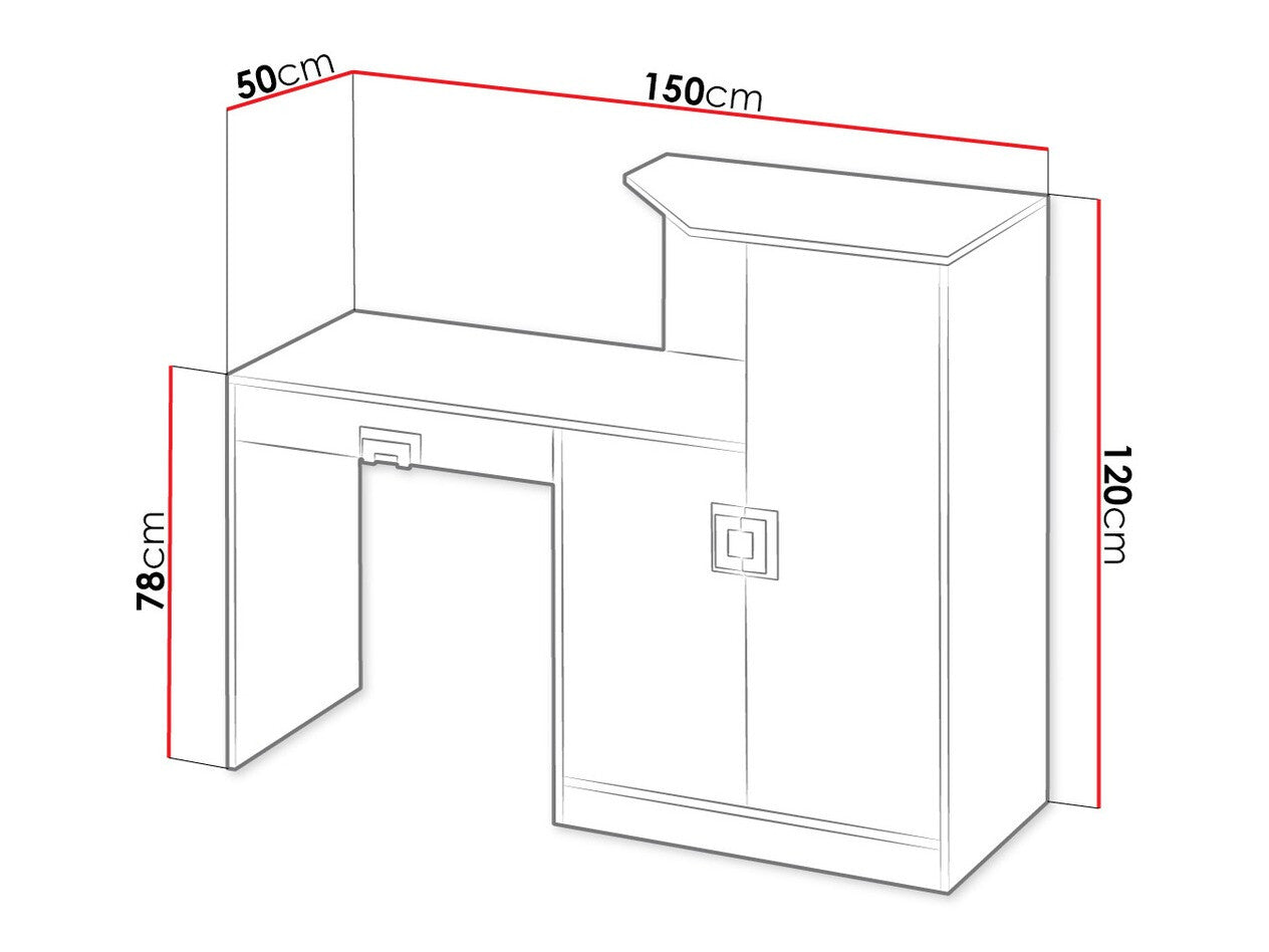 Skrivebord Akron D111