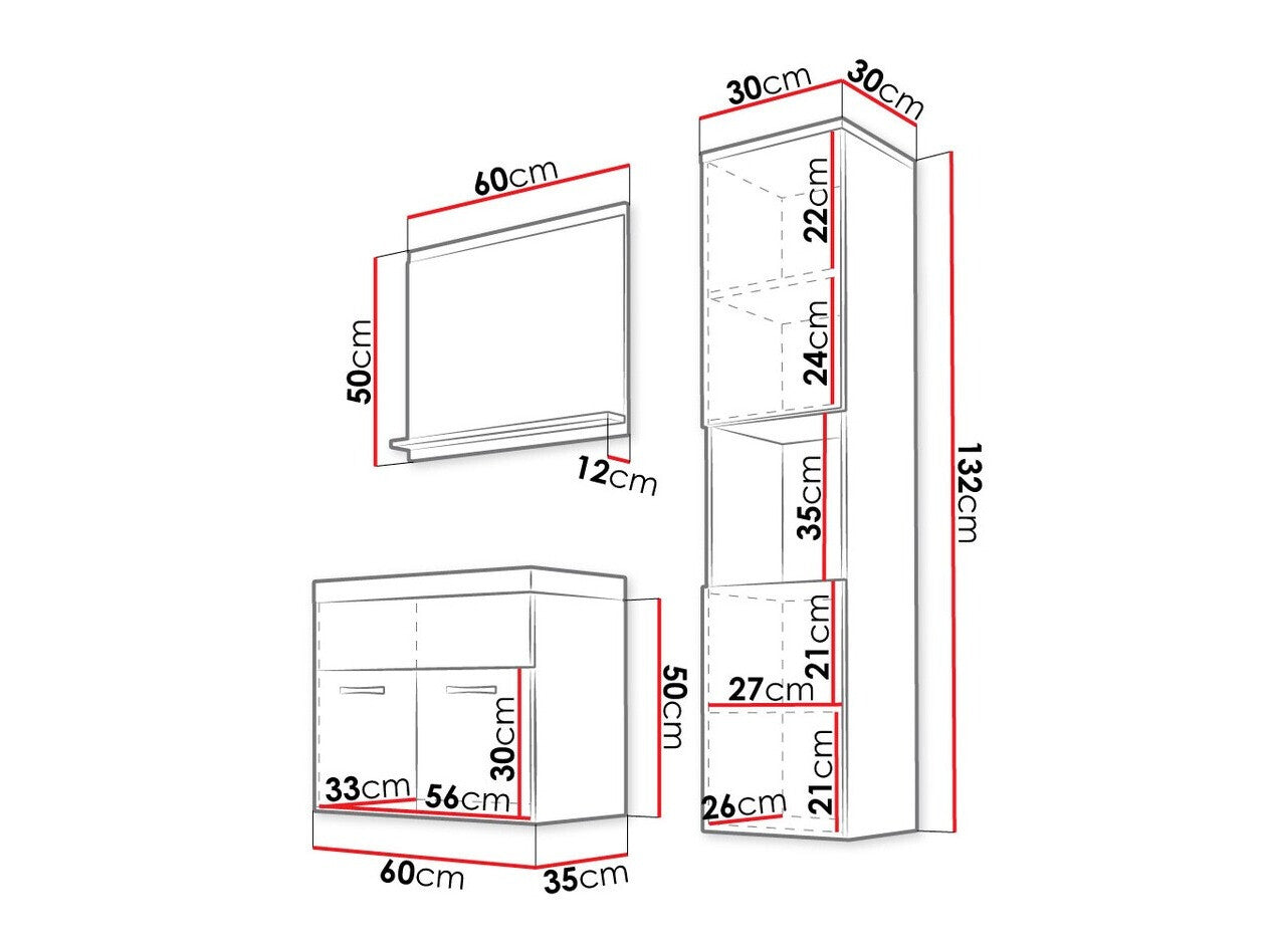 Bathroom set Sarasota 122