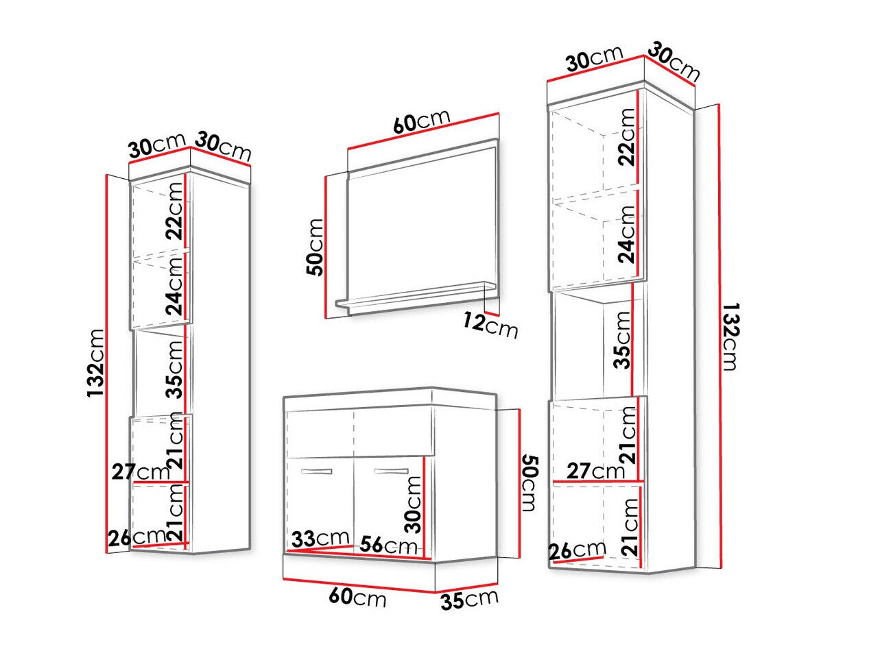 Bathroom set Sarasota 123