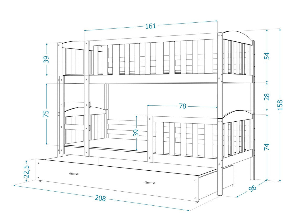 Køjeseng Aurora 107
