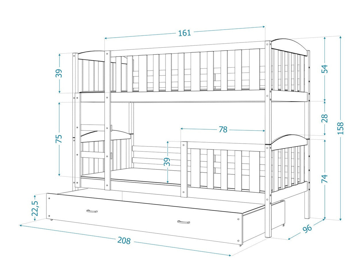 Køjeseng Aurora 107