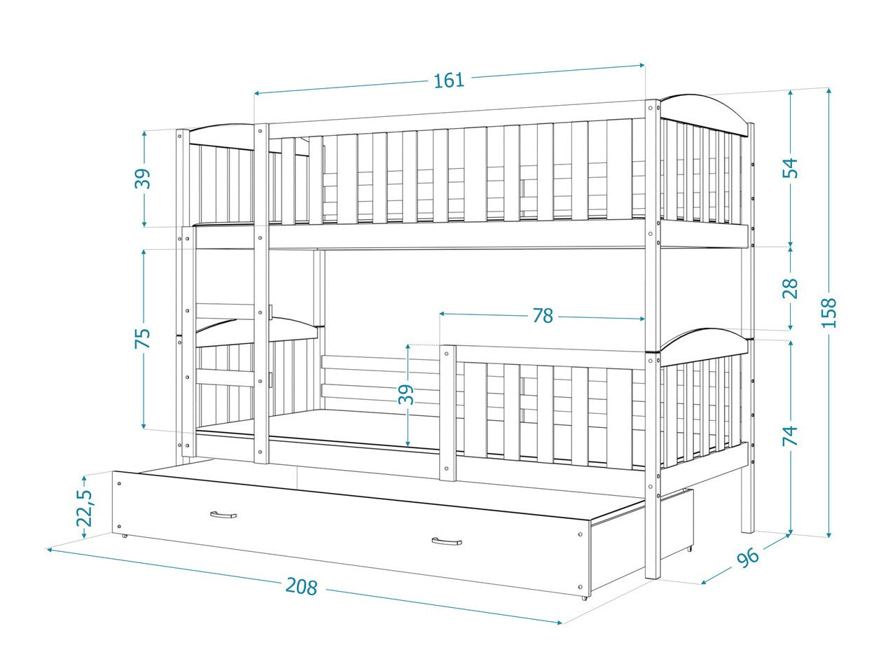 Køjeseng Aurora 107