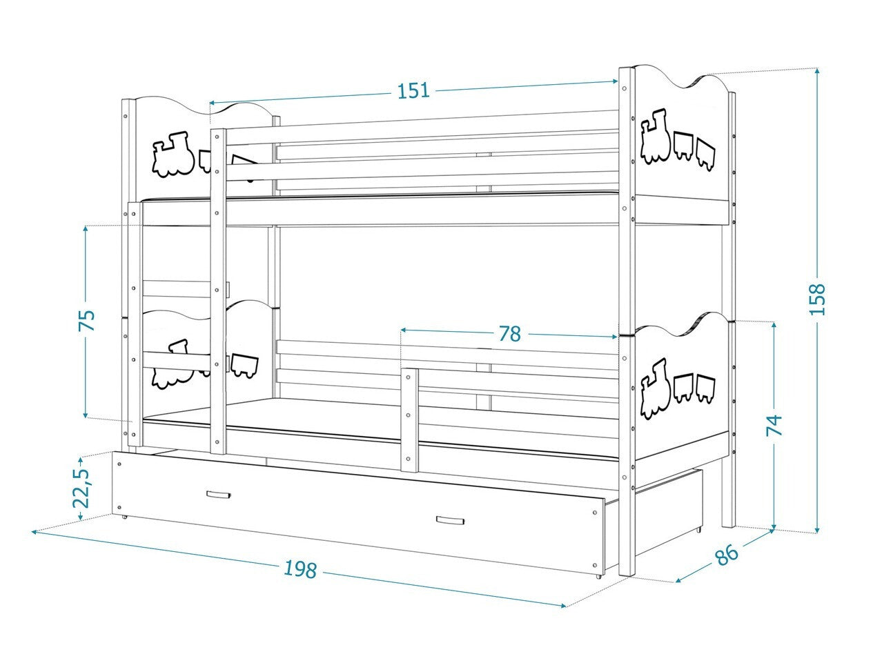 Køjeseng Aurora 111
