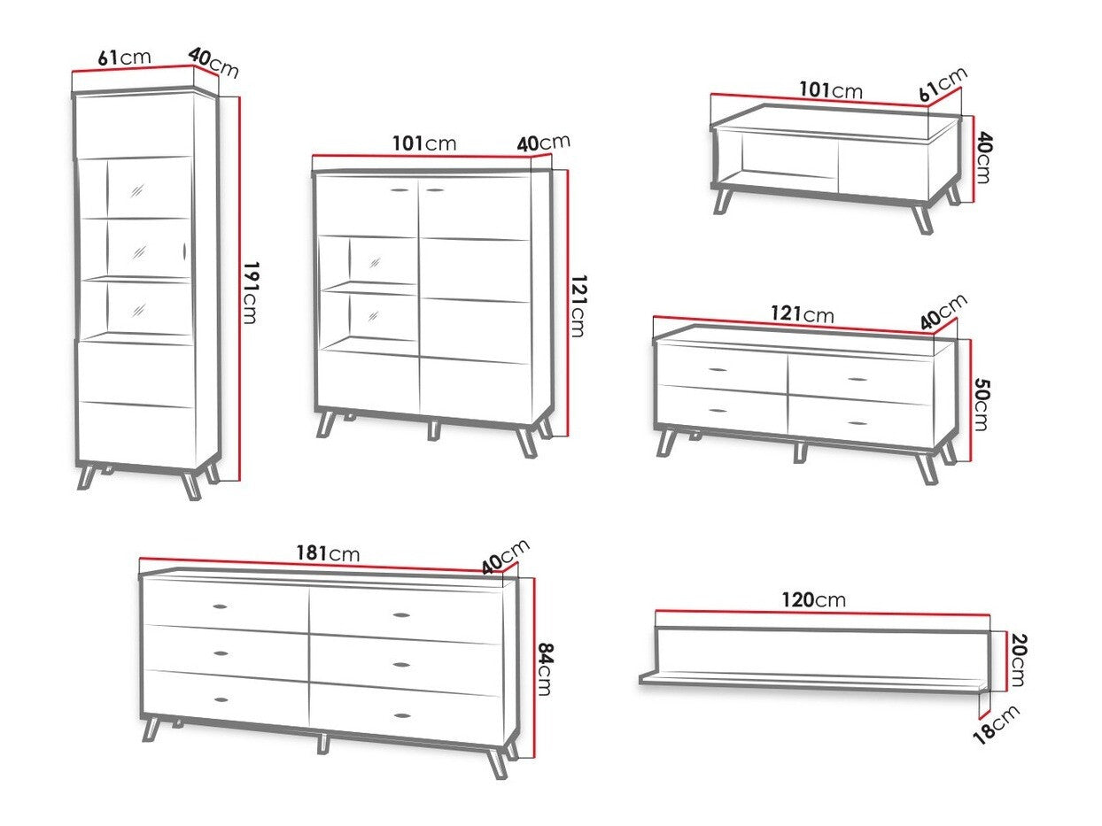 Living room set Toledo F111