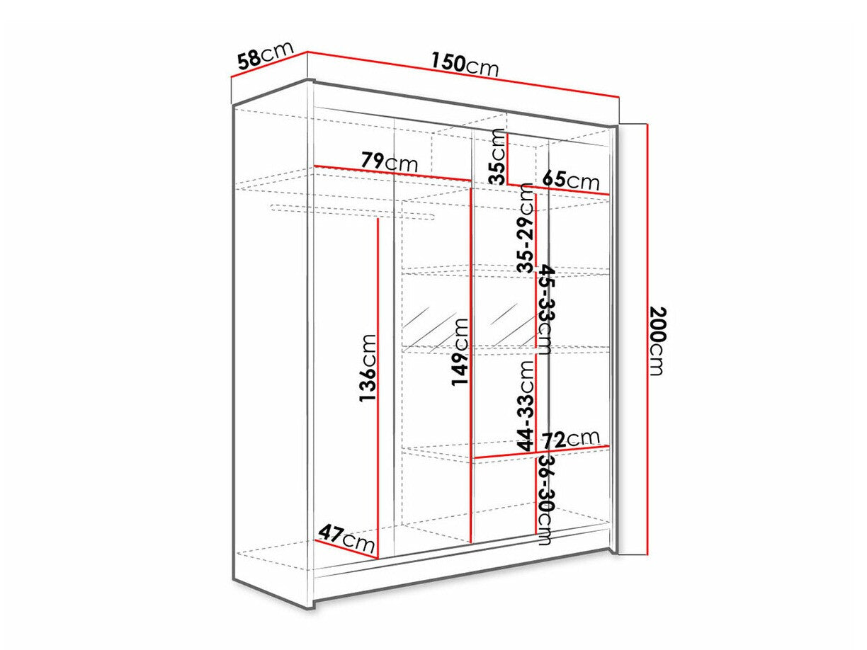 Garderobe Closico 141