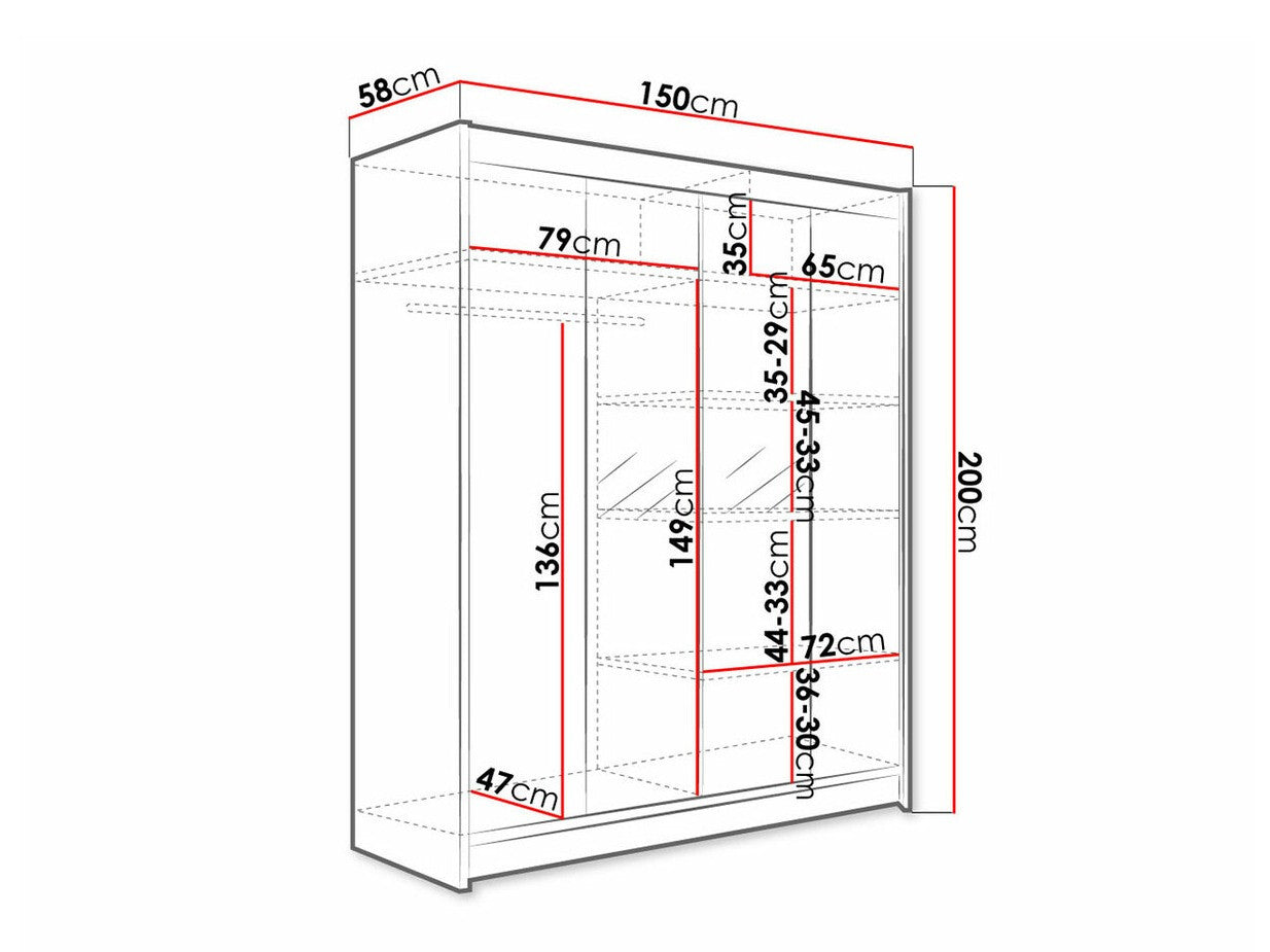 Garderobe Closico 141