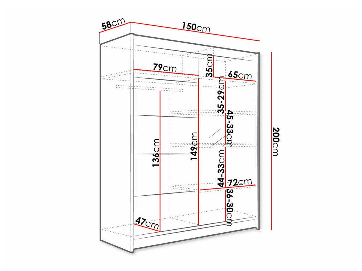 Garderobe Closico 143