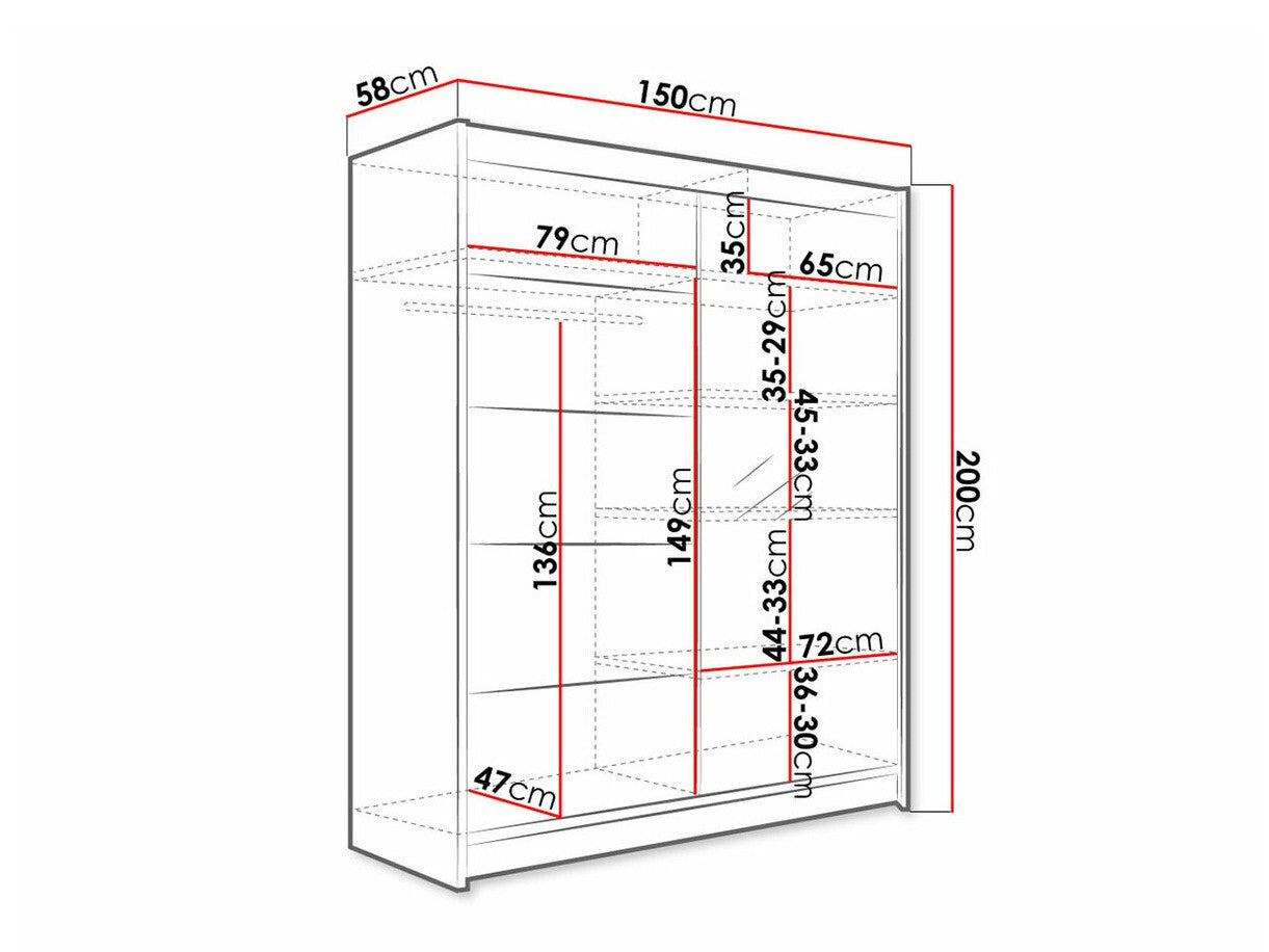 Garderobe Closico 143