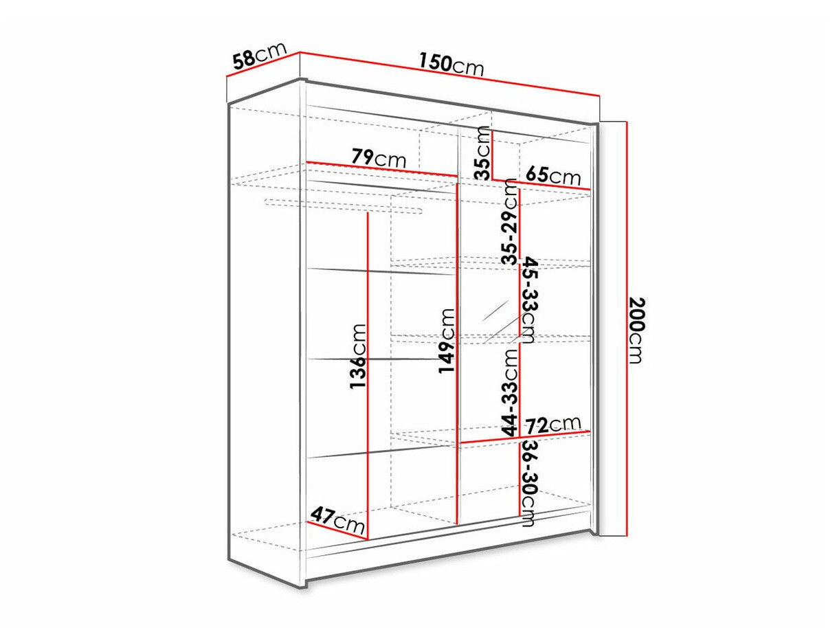Garderobe Closico 143