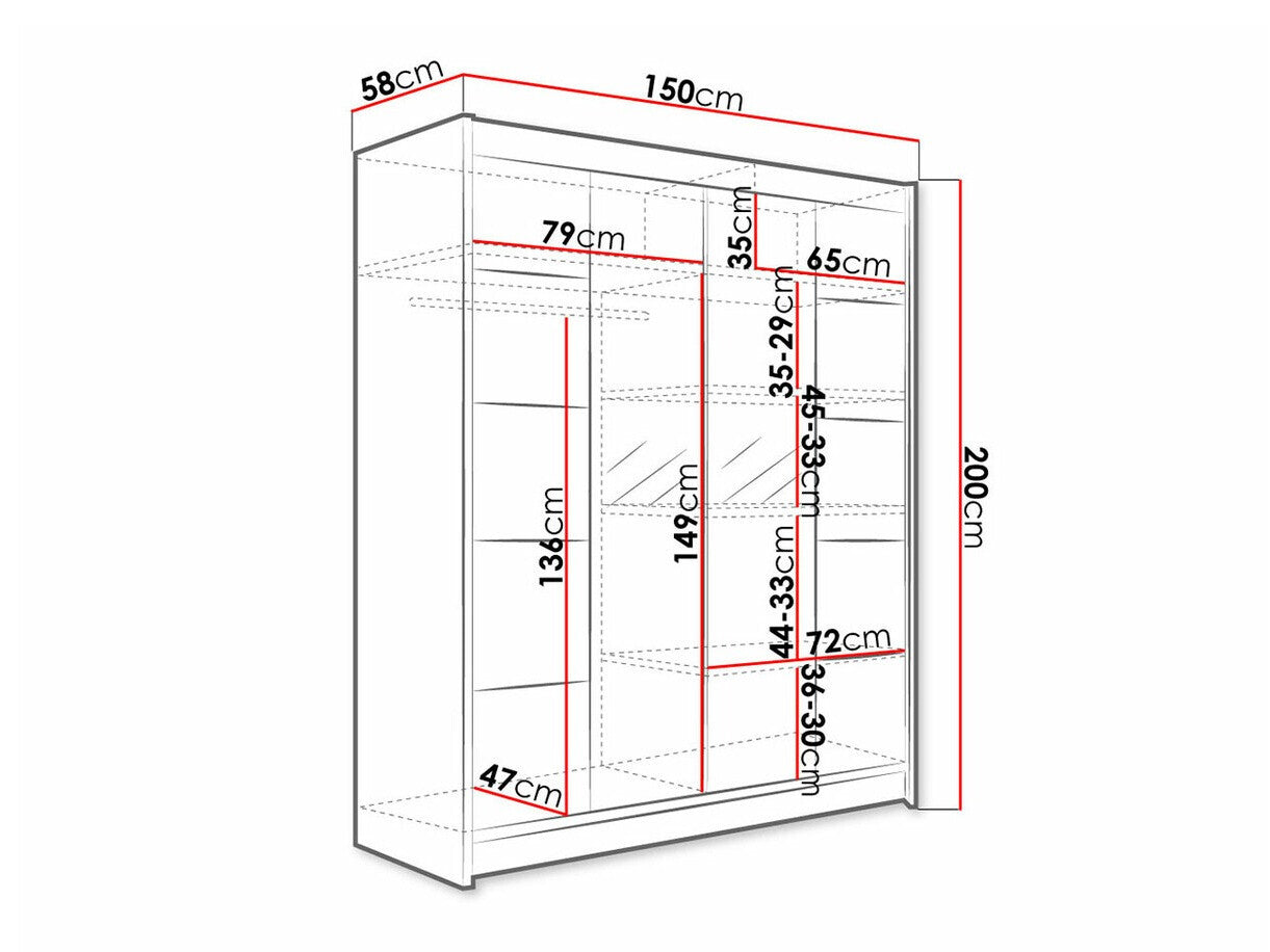 Garderobe Closico 146