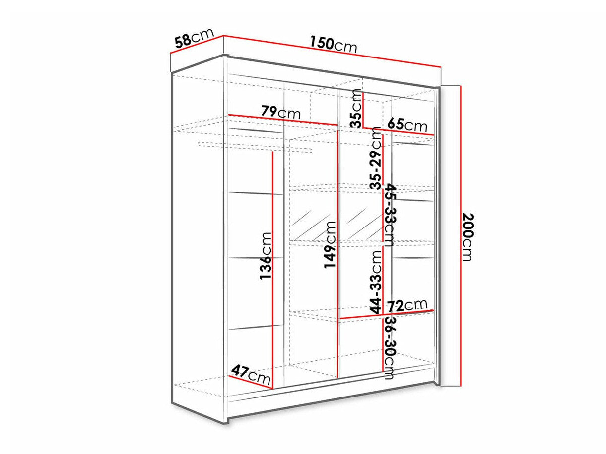 Garderobe Closico 146