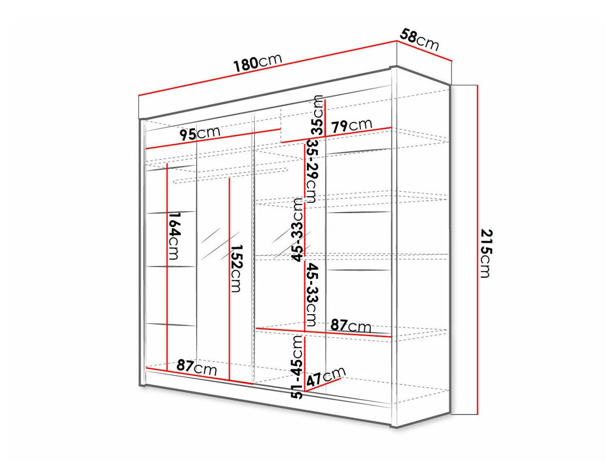 Garderobeskab Closico 154