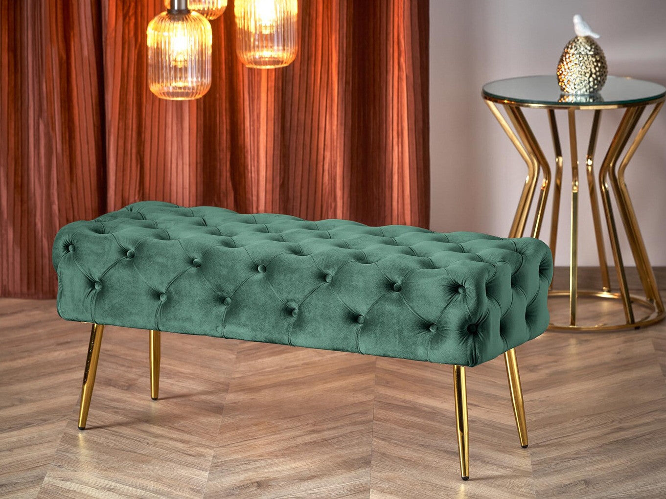 Polstret bænk Houston 1252