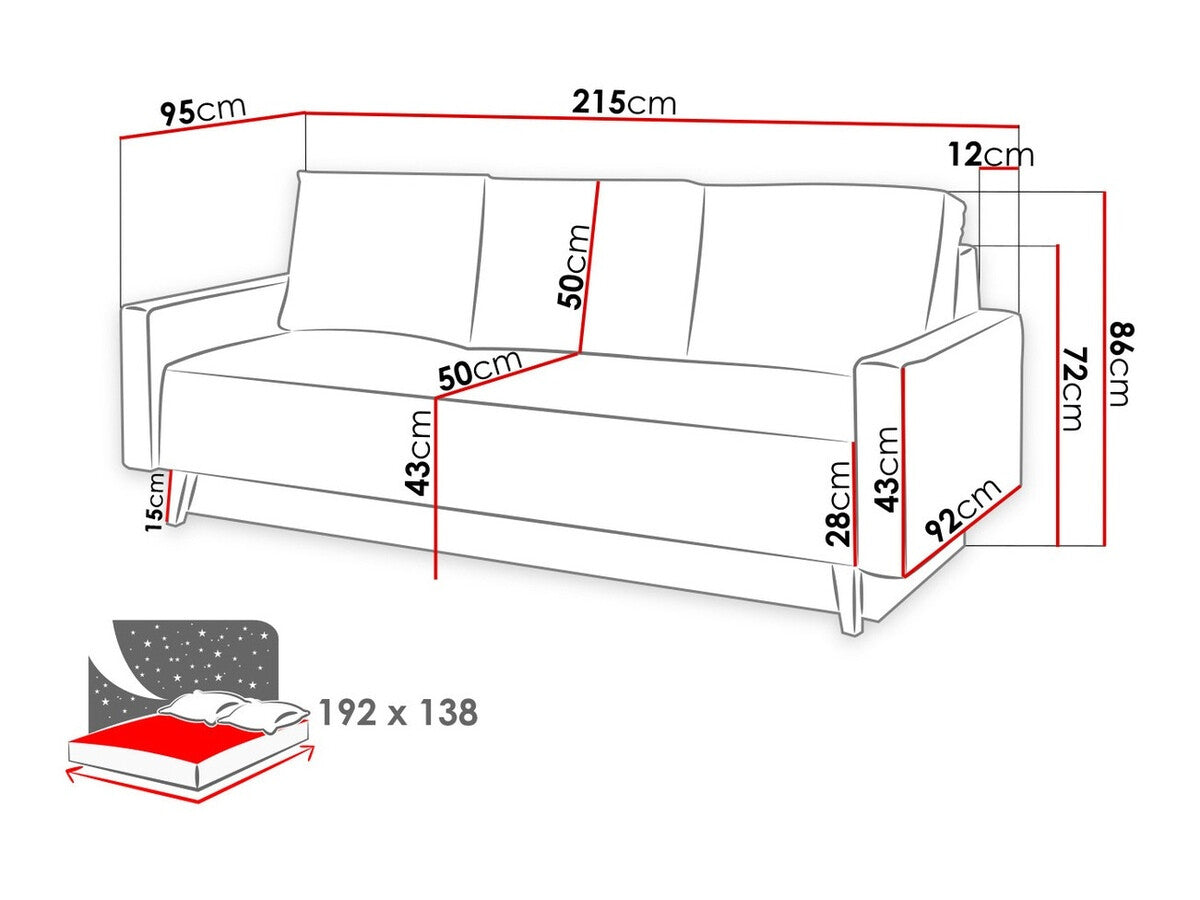 Sovesofa Etrmoru 111