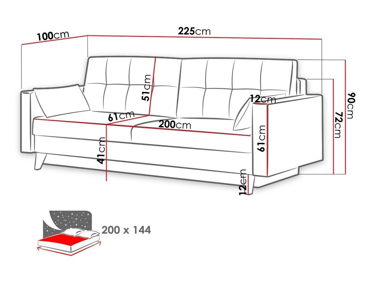 Sovesofa Columbus 113