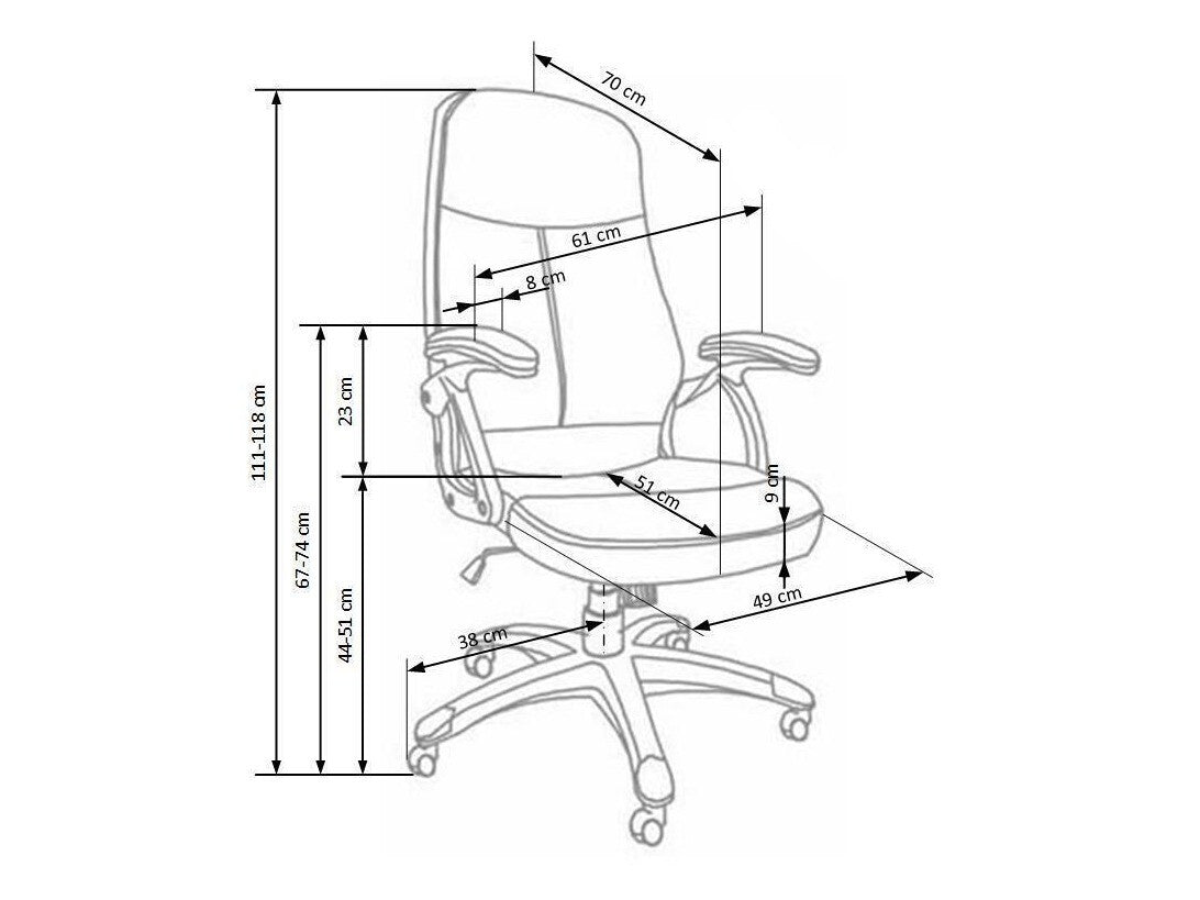 Kontorstol Houston 190