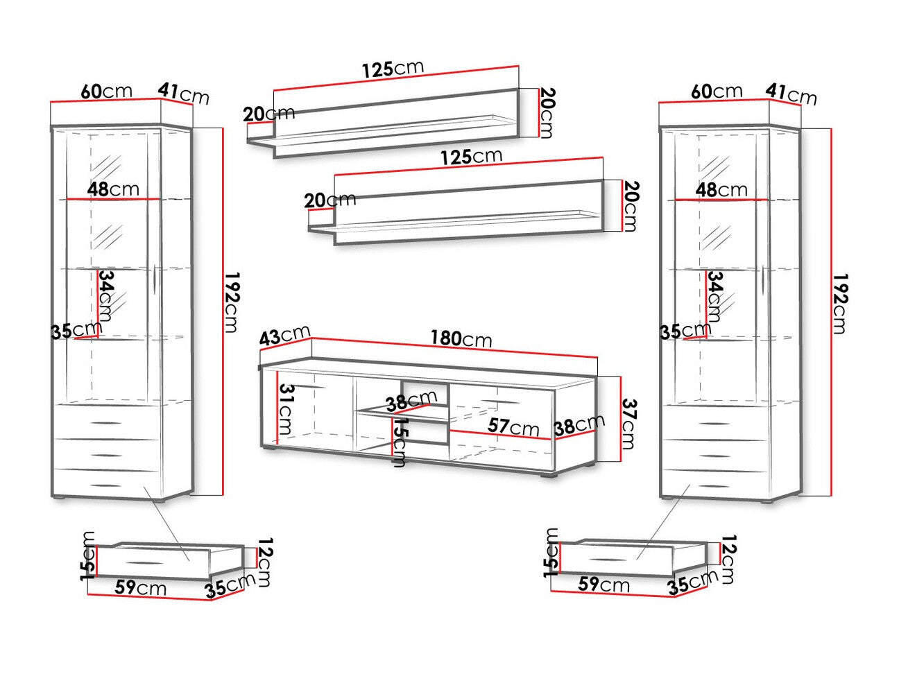 Living room set Charlotte E109