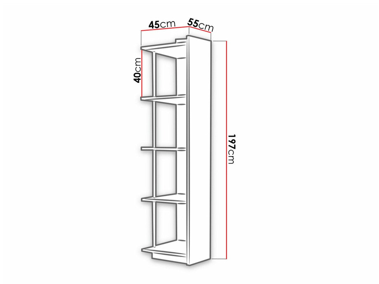 Corner shelf Nashville A106
