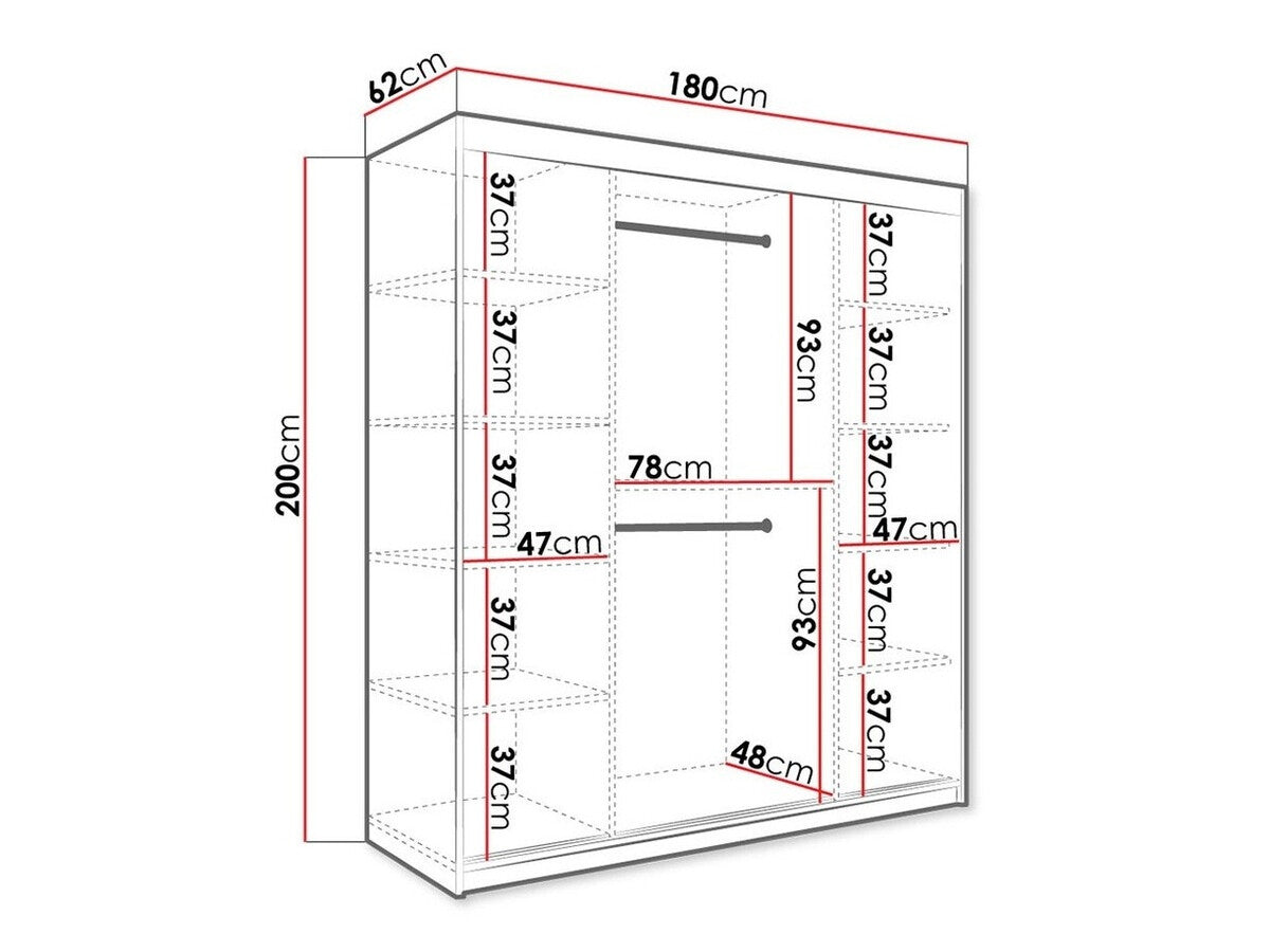 Garderobeskab Hartford 261