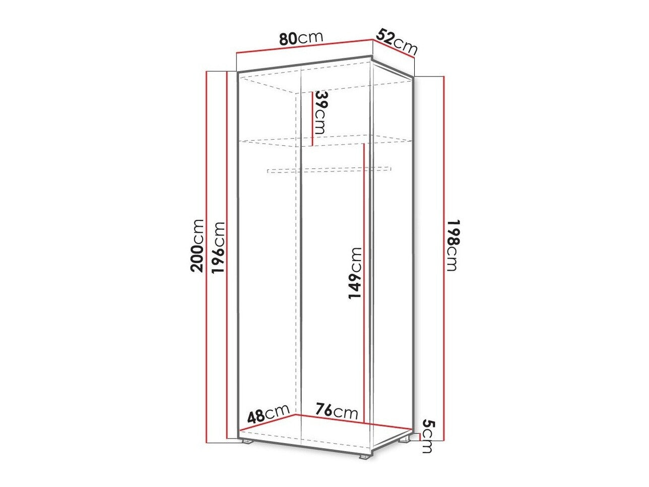 Wardrobe Providence B125