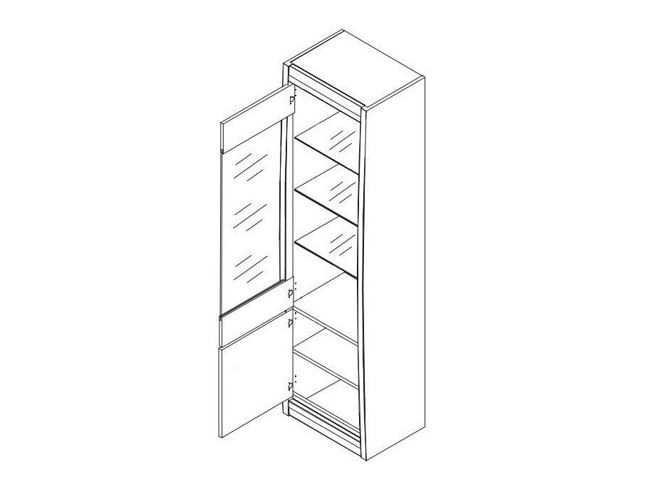 Vitrineskab Loretri 107