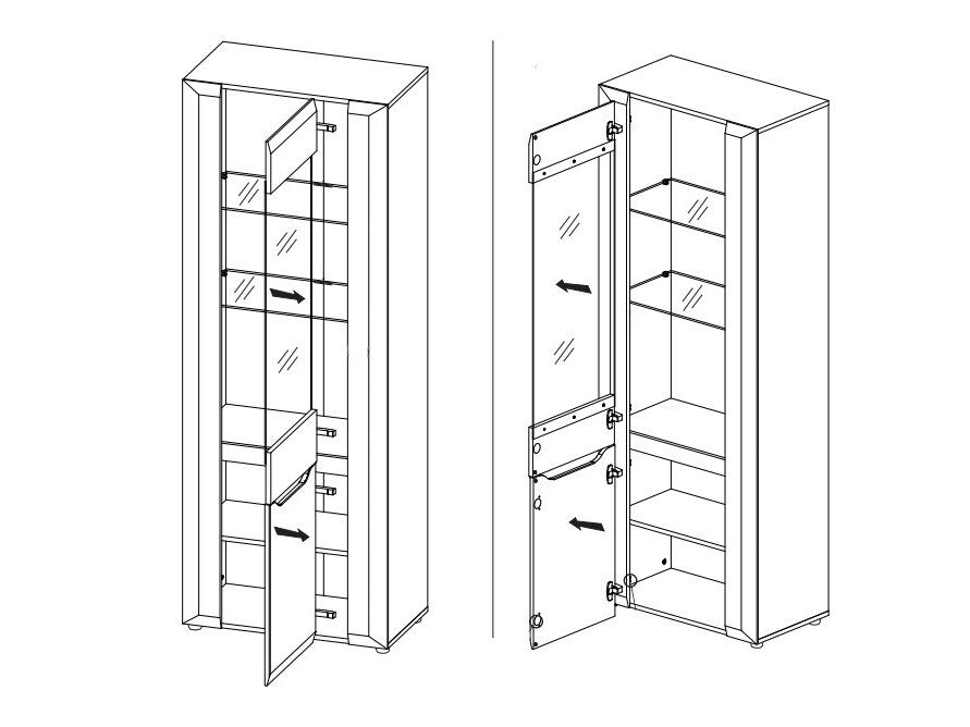 Vitrineskab Orlando M104