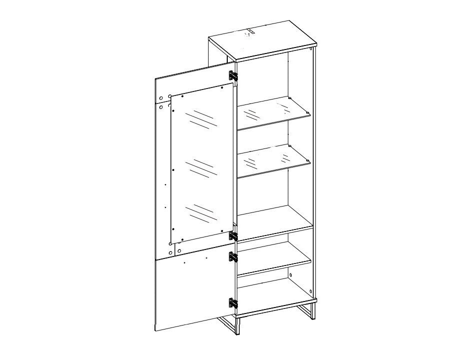 Vitrineskab Nucala 105