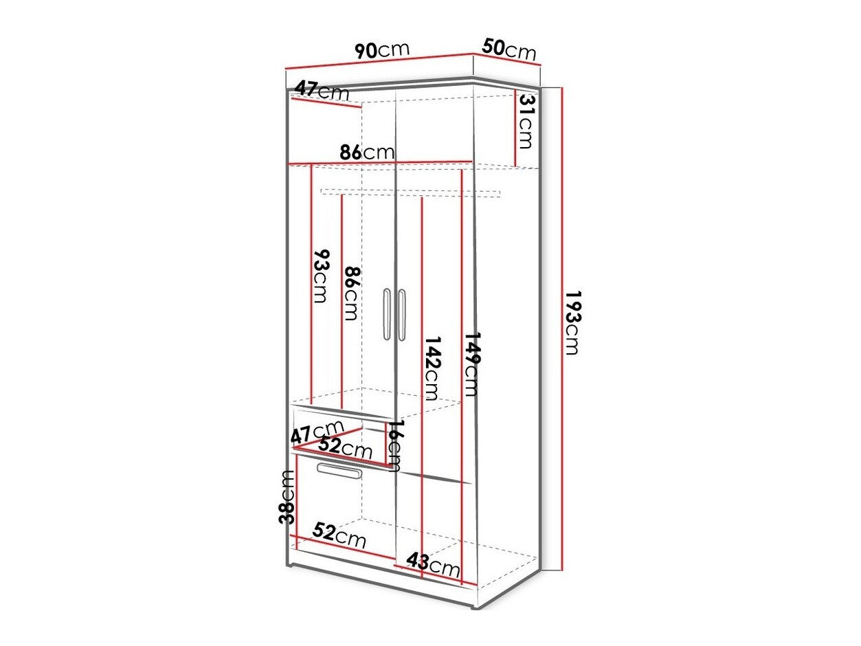 Garderobe Fresno E112
