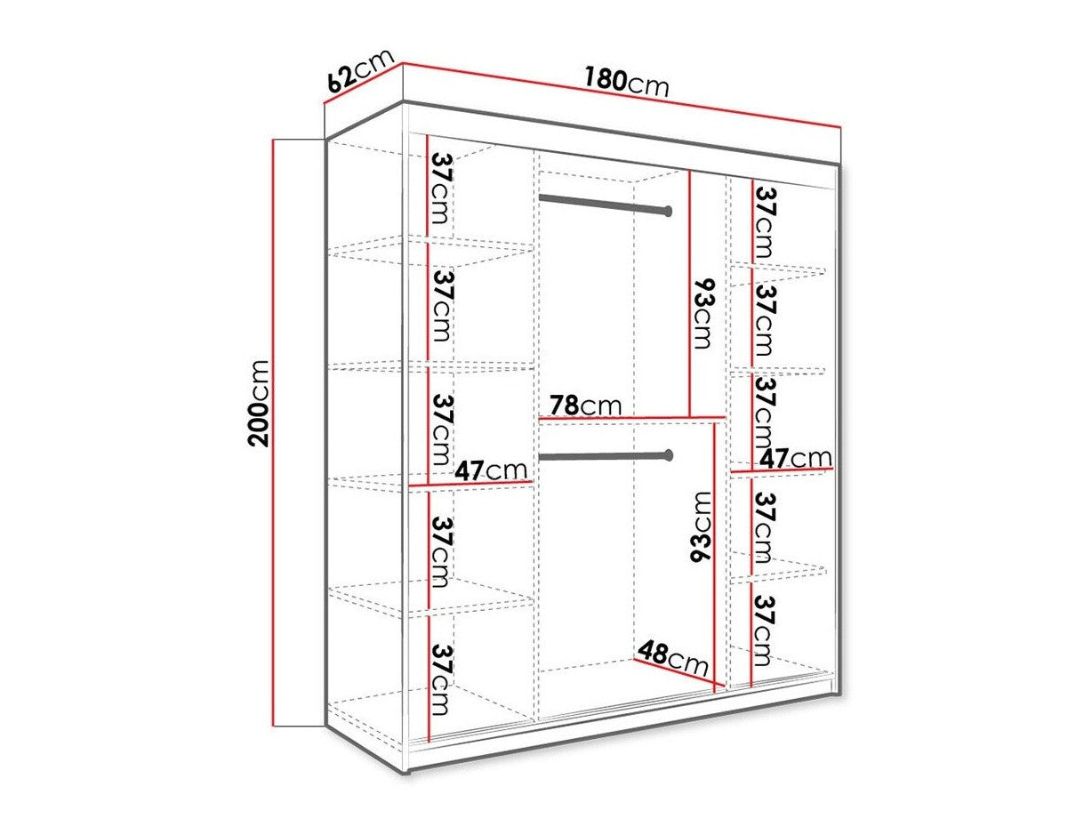 Garderobeskab Hartford 249