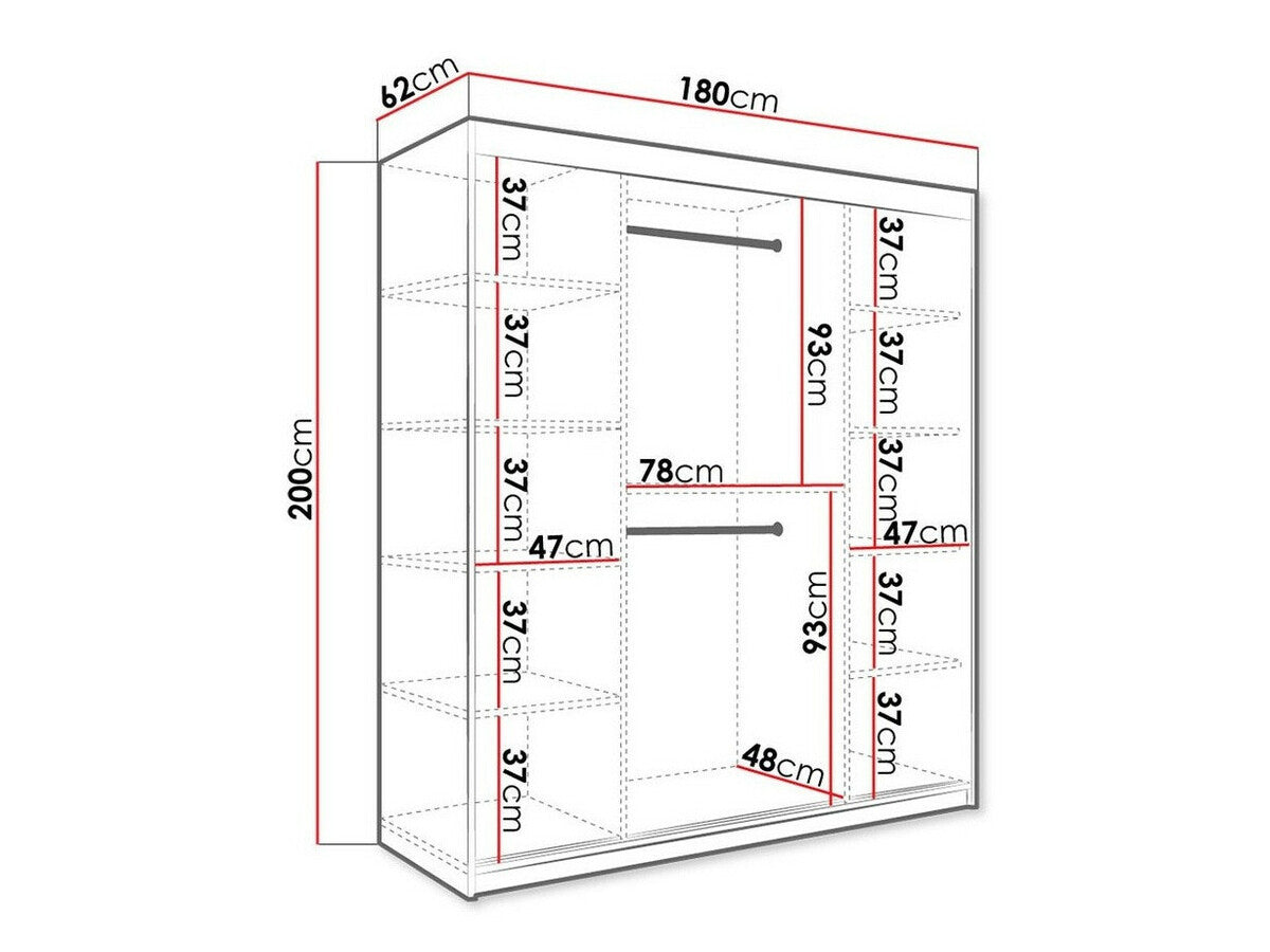 Garderobeskab Hartford 249